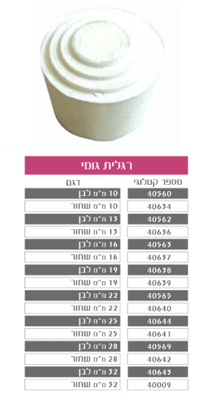 רגליות גומי