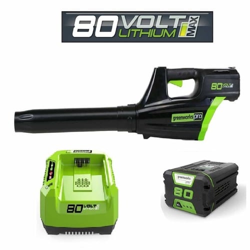 מפוח עלים 99552/5 Greenworks +סוללה 2.0AH +מטען