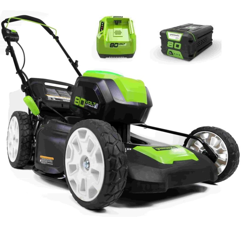 מכסחת דשא51 ס"מ 80V+סוללה 2AH+ מטען 80V greenworks - פטיש ומסמר