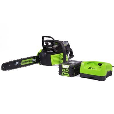 מסור ‏שרשרת18"- 99550/7 Greenworks +סוללה 2.0AH+מטען מהיר