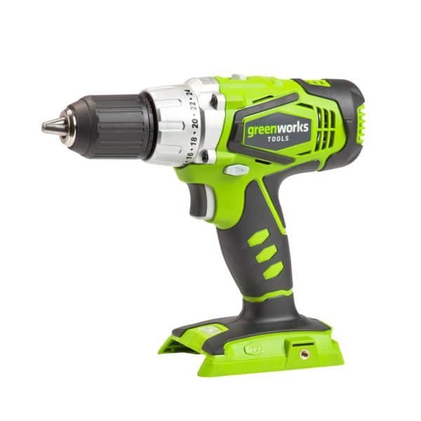 מקדחה/מברגה 24V נטענת99575 – גוף בלבד greenworks