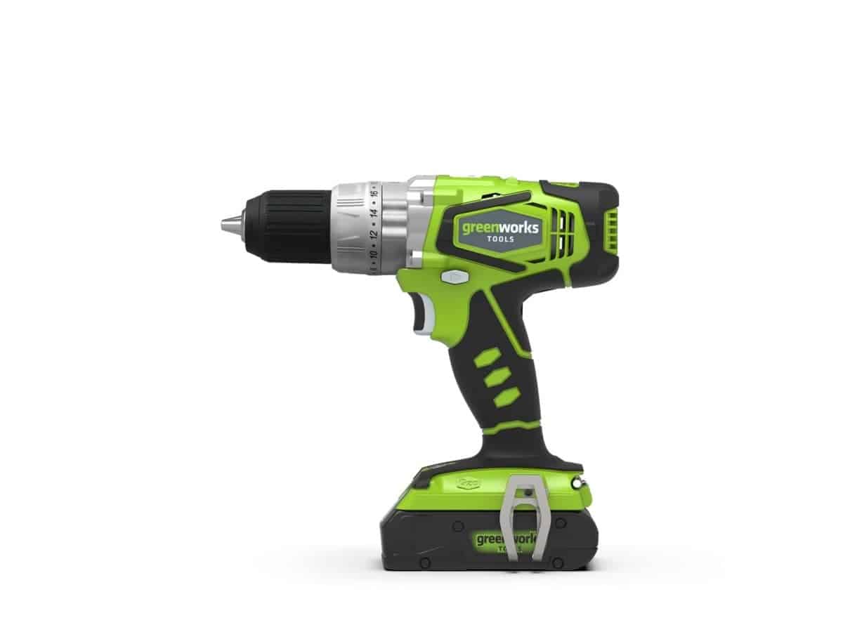 מקדחה/מברגה 24V רוטטת 13 מ"מ 99575/1– גוף בלבד. greenworks