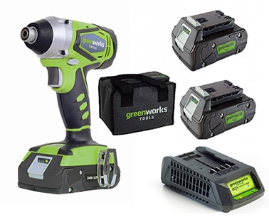 מארז אימפקט 24V 280Nm greenworks - 99574/1