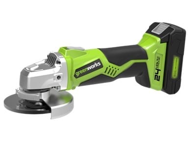 משחזת זוית 24V-גוף בלבד greenworks-99574/3
