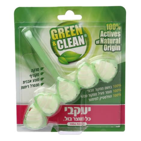 5 יחידות הפי סבון אסלה 5 טיפות טבעי GREEN&CLEAN יעקבי