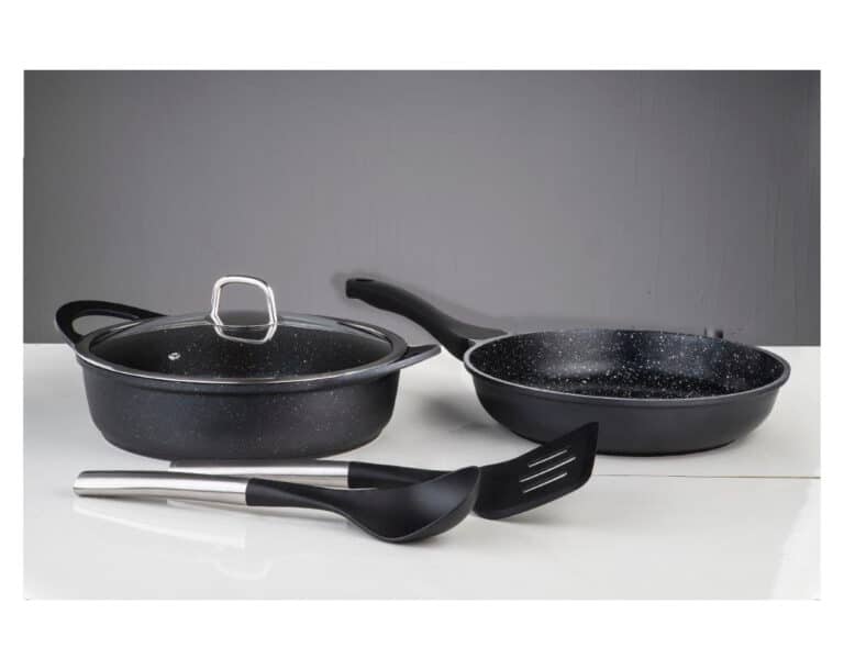מארז סיר מחבת ואביזרים 5 חלקים RICHSTONE