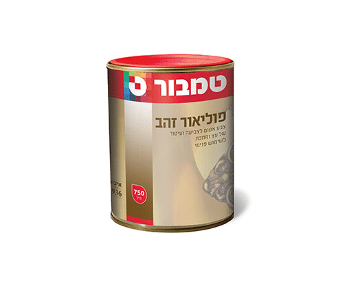 פוליאור זהב על בסיס ממס 0.75 ליטר טמבור