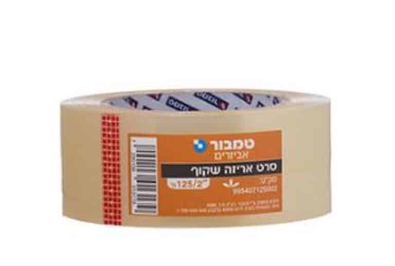 6 יחידות סרט אריזה שקוף 2″ 40 מטר