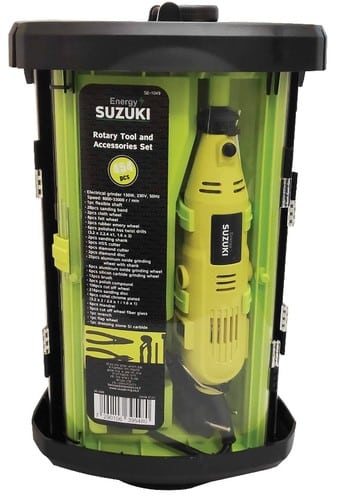 משחזת ציר מקצועית עם ערכה של 454 חלקים SUZUKI Energy