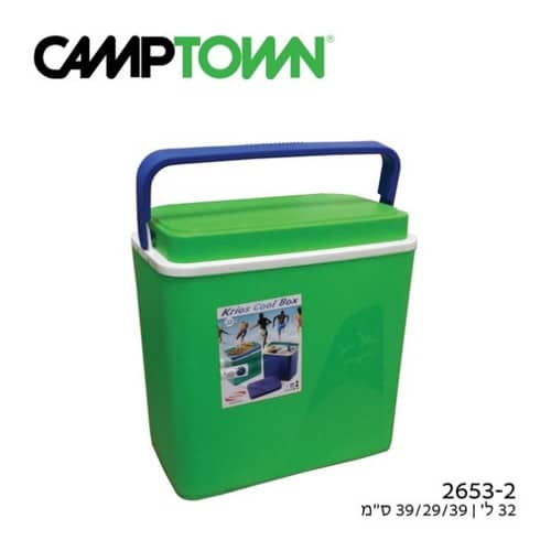 צידנית קשיחה 32 ל' ירוק 39/29/39 KRIOS ס"מ CAMPTOWN
