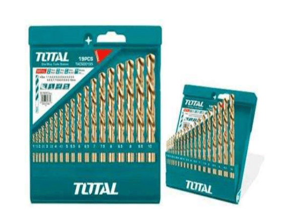 ערכת מקדחי HSS לולייניים 19 יחידות TOLT-TACSD-0195