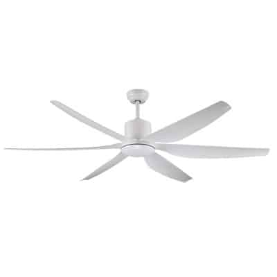 מאוורר תקרה GIANT +שלט 66″ לבן - SM-1061A/WH - SEMICOM
