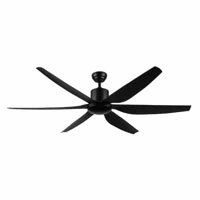 מאוורר תקרה GIANT +שלט 66″ שחור - SM-1061A/BK -SEMICOM