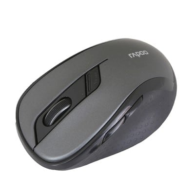 עכבר אופטי שחור 2.4G+BT לחיצה שקטה - M500B SILENT