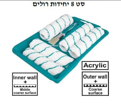 סט 8 יחידות רולים - TOLT-THT-811223081