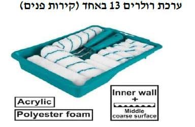 ערכת רולרים 13 באחד (קירות פנים) - TOLT-THT-8112230131