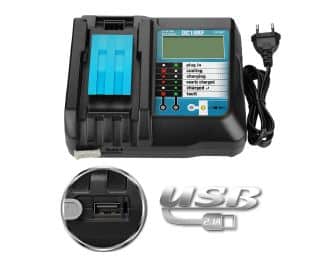 MAKITA מטען עם צג 6 אמפר 18-14.4 וולט תואם - TOL-BCH-MAK-1001