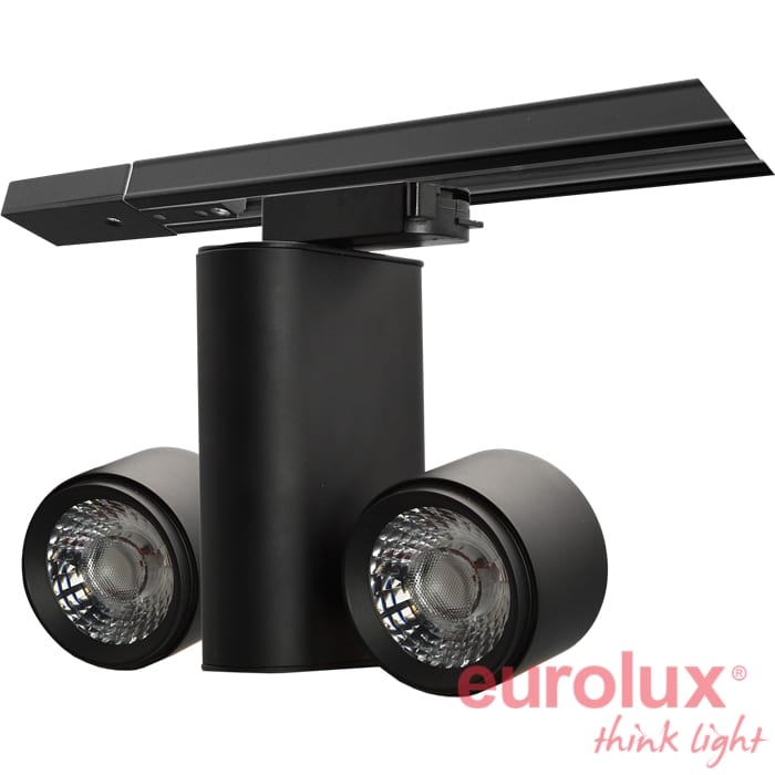 פיליפס לפס צבירה שחור כפול PHILIPS CertaFlux 3000K 30° 2x15W