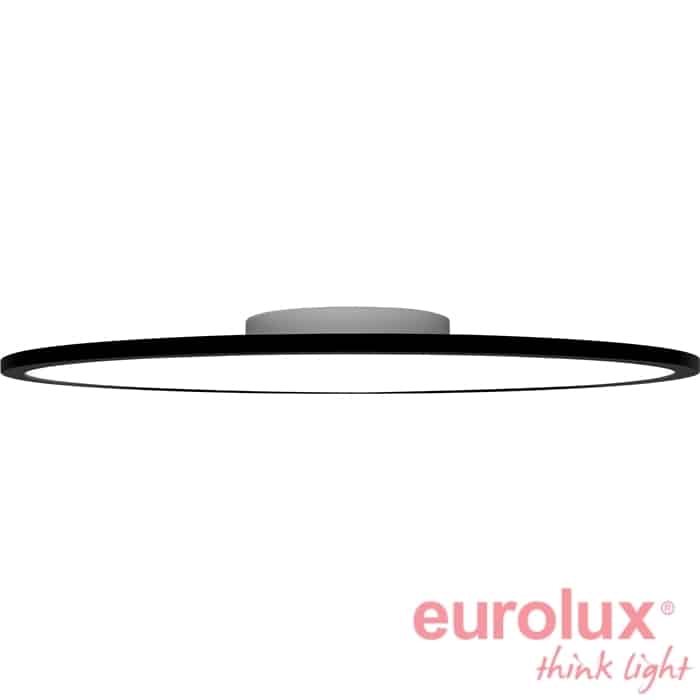 צמוד תקרה דגם ספייס עגול גוף זהב מוברש Tri-Color IP40 Ф300mm 25W