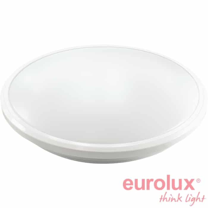 צמוד תקרה/קיר סדרת אסטרו עגול גוף לבן 30W 5000K IP20 Ф400