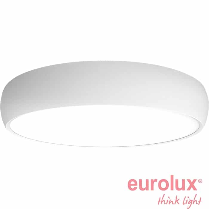 צמוד תקרה/קיר עגול סדרת סטייג' גוף לבן 70W 4000K IP40 Ø580 X80MM