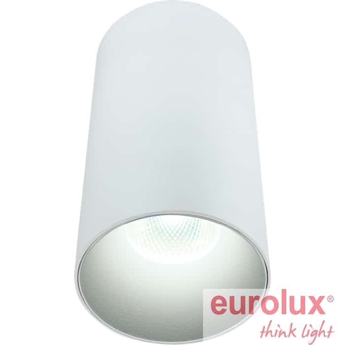רול.8 צמוד תקרה לבן 80x150 מ"מ BridgeLUX 4000K 45° 18W
