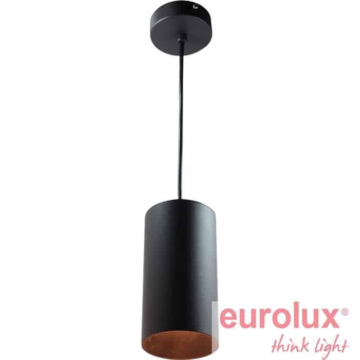רול.8 תלוי תקרה 2 מטר שחור 80x150 מ"מ BridgeLUX 3000K 45° 18W