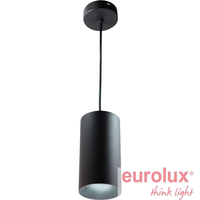 רול.8 תלוי תקרה 2 מטר שחור 80x150 מ"מ BridgeLUX 4000K 45° 18W