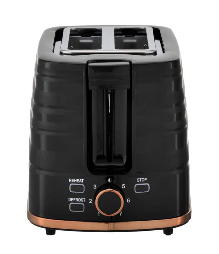 מצנם מעוצב לשתי פרוסות שחור עם נחושת וכרום Westinghouse 802 וסטינגהאוס