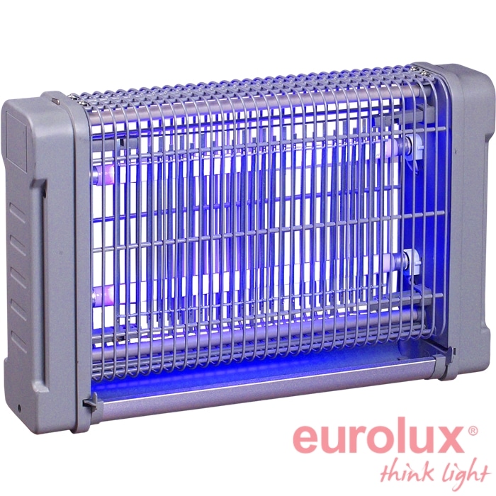 קוטל-מחשמל מעופפים רשת אפורה לבית 2X8W 4000V