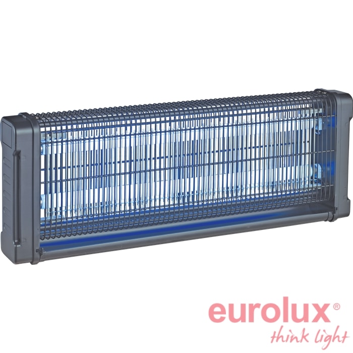קוטל-מחשמל מעופפים רשת אפורה לבית 2X20W