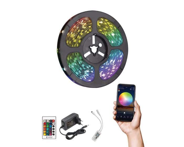 קיט סרט לד WIFI RGB כולל שנאי ושלט