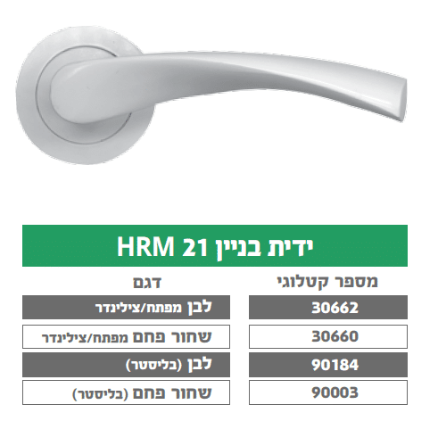 ידית בניין בטחון RHM 21