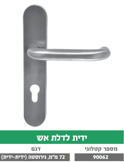ידית לדלת אש