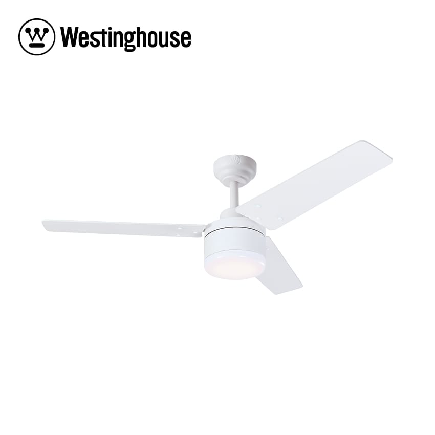 מאוורר תקרה דקורטיבי Westinghouse Talia 42″ | כולל שלט, תאורת LED 28W וכנפיים דו-צדדיות - פטיש ומסמר
