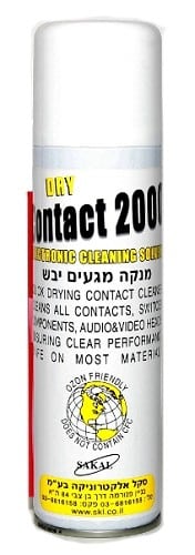 מנקה מגעים יבש CONTACT 2000