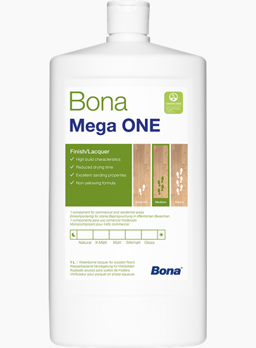 מגה Bona MEGA לכה לפרקט - פטיש ומסמר