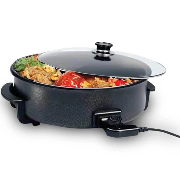 SE413 Selmor מחבת חשמלית בקוטר 42 ס"מ עם ציפוי Non-Stick והספק 1500W - פטיש ומסמר