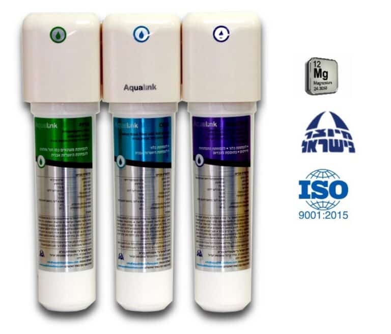 AquaMag מטהר מים תת כיורי בתוספת מגנזיום מקט - פטיש ומסמר