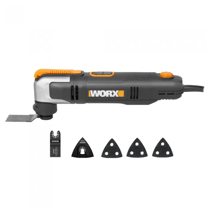 מולטיטול סוניקרפנטר חשמלי 250W + אביזרים WORX WX686.4 - פטיש ומסמר