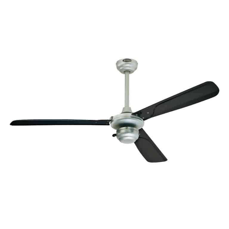 מאוורר תקרה ווסטינגהאוס 52″ דגם Mountain Gale שחור | עמיד למרפסת/פרגולה מקורה IP44 | הפעלה בחוט משיכה