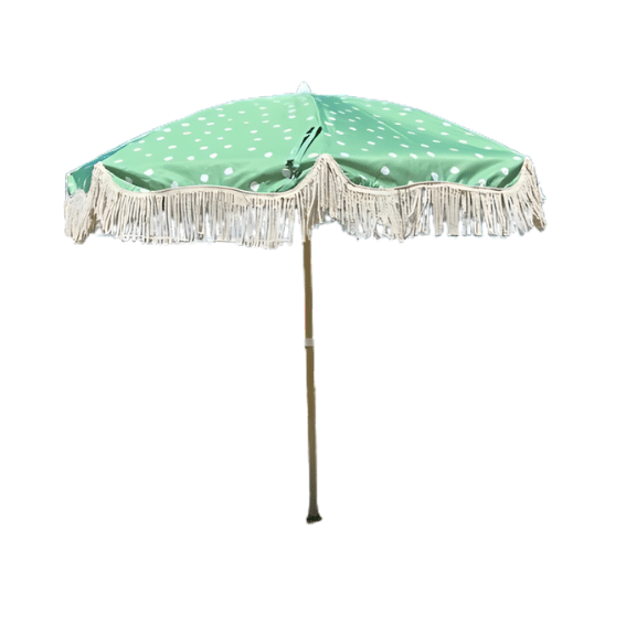 שמשיית חוף פרנזים מעוצבת דגם GREEN - פטיש ומסמר