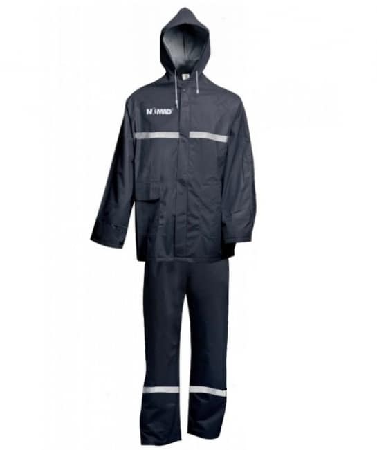 חליפת סערה נגד גשם עם פסים זוהרים - פטיש ומסמר
