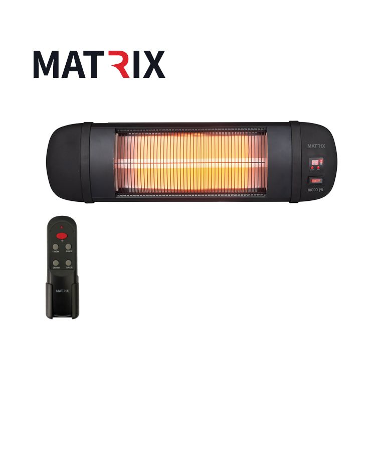 תנור חימום קיר 2500W New Sun IP34-NSUN2500i-R - פטיש ומסמר