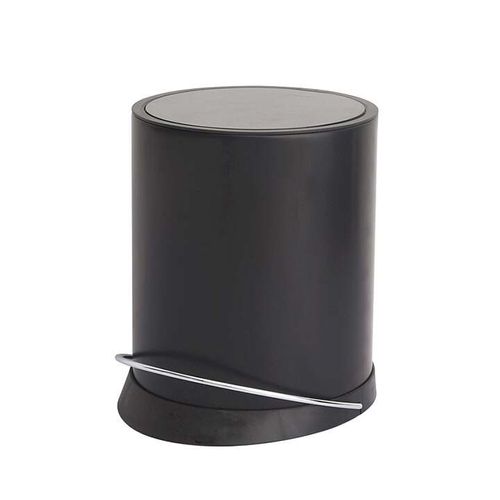 פח אשפה עגול 3 ליטר עם דוושה וטריקה שקטה – Flat Top Premium - פטיש ומסמר
