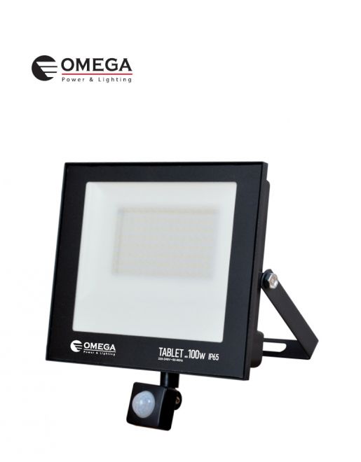 פנס הצפה LED 100W עם חיישן תנועה - פטיש ומסמר