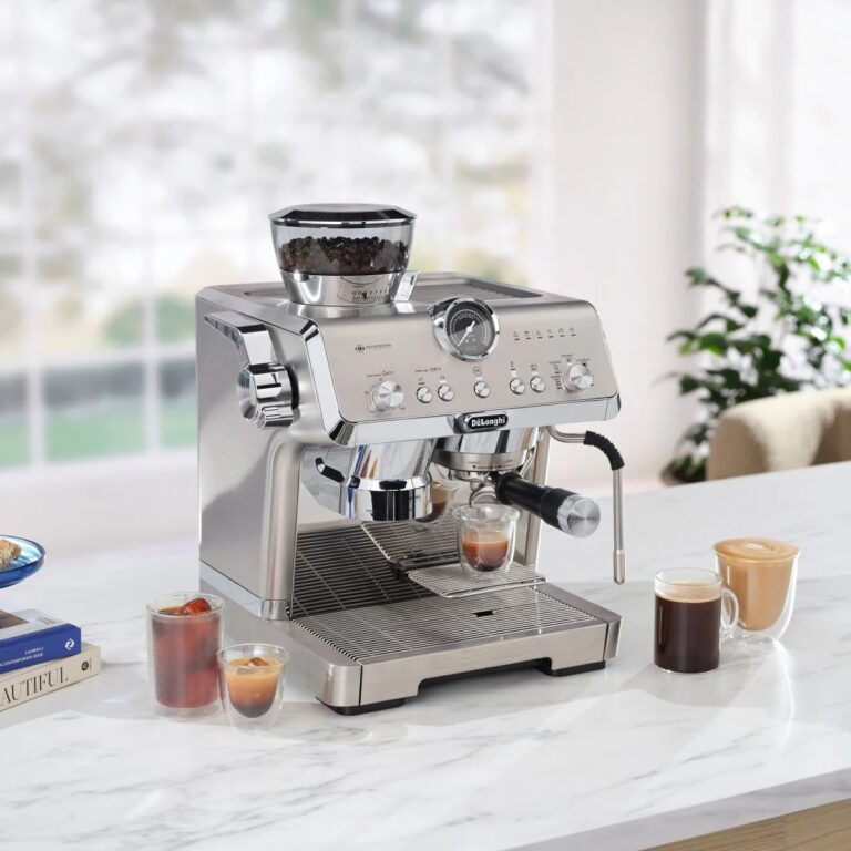 מכונת אספרסו חכמה DELONGHI EC 9555.M – חוויית קפה מקצועית אצלך בבית - פטיש ומסמר