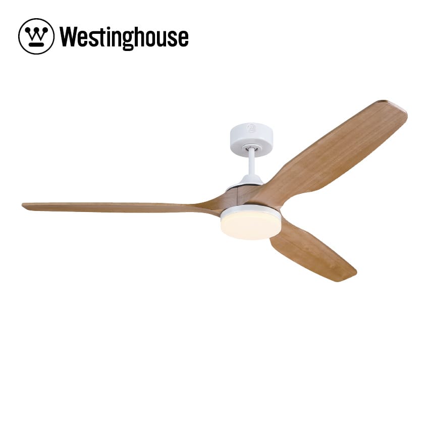 מאוורר תקרה ווסטינגהאוס 60″ דגם Austin לבן עם כנפי עץ טבעי אמיתי | שלט | ללא תאורה | מתאים לחללים גדולים (העתק) - פטיש ומסמר