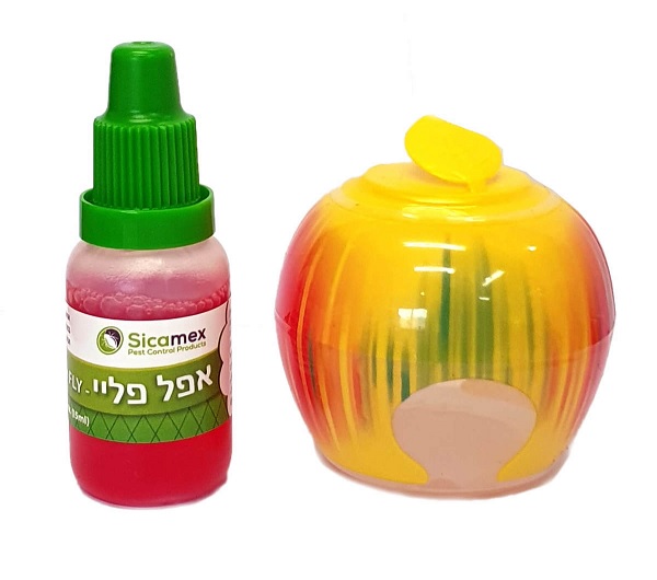אפל פלאי – מלכודת זבובי פירות טבעית ללא רעלים | לשימוש ביתי ומקצועי - פטיש ומסמר