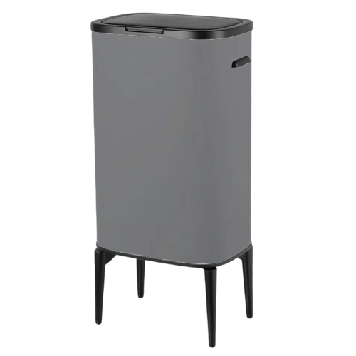 פח טאצ' 53 ליטר מסדרת TOUCH Collection אפור מט - פטיש ומסמר